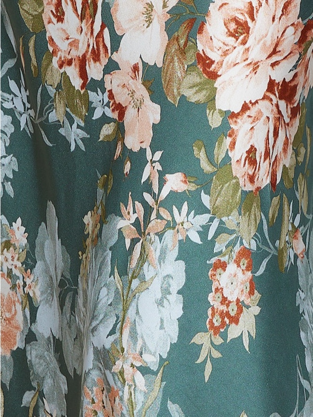 Hello Molly Faking It Floral Satin Midi Dress - Picture 9 of 9